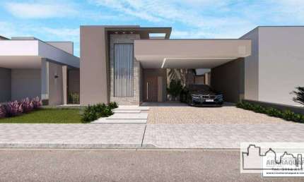 Casa em construção a venda no condomínio Veredas do Campo