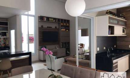 Casa em condomínio fechado com 3 quartos à venda na Avenida Deputado Federal Mário Eugênio, Parque Residencial Damha, Araraquara