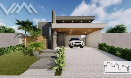 Casa em condomínio fechado com 3 quartos à venda na Avenida Deputado Federal Mário Eugênio, Parque Residencial Damha, Araraquara
