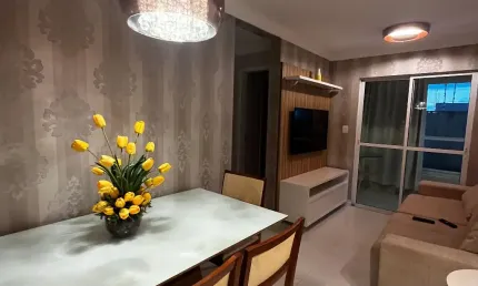 Alugo apartamento mobiliado com 2 quartos no bairro Sim