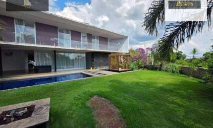 Casa em condomínio fechado com 5 quartos à venda na Rua Batatais, 1079, Condomínio Estância Marambaia, Vinhedo, 580 m2 por R$ 4.500.000