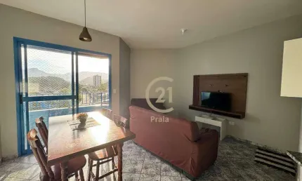 Apartamento com 2 dormitórios para alugar, 75 m² por R$ 2.800/mês - Prainha - Caraguatatuba/SP