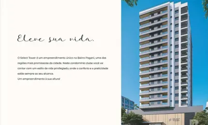 Apartamento com 2 quartos à venda na Avenida Atílio Pedro Pagani, Pagani, Palhoça