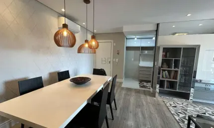APARTAMENTO MOBILIADO COM TERRAÇO  NO VILLAGIO IGUATEMI