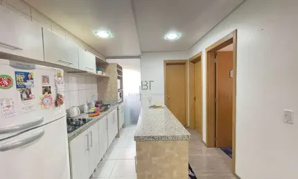 APARTAMENTO SEMIMOBILIADO COM 2 DORMITÓRIOS 1 VAGA NO BAIRRO BELA VISTA