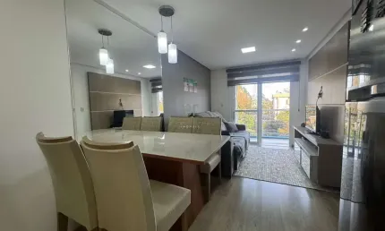 APARTAMENTO 02 DORMITÓRIOS 02 VAGAS SEMIMOBILIADO NO BAIRRO DESVIO RIZZO