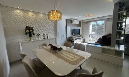 APARTAMENTO SEMIMOBILIADO 02 DORMITÓRIOS 1 SUÍTE E 02 VAGAS NO BAIRRO CRUZEIRO