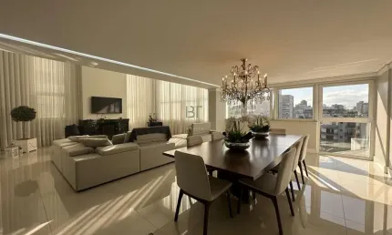 APARTAMENTO SEMIMOBILIADO COM 4 SUÍTES E 4 VAGAS DE GARAGEM NO BAIRRO EXPOSIÇÃO