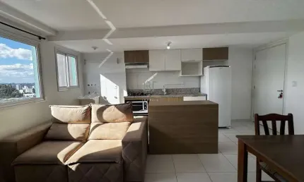 Apartamento semimobiliado  com 2 dormitórios 1 vaga no bairro bela vista