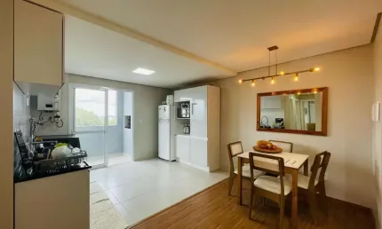 APARTAMENTO NO DESVIO RIZZO MOBILIADO NO ÚLTIMO ANDAR COM BOX DUPLO
