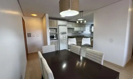 APARTAMENTO SEMIMOBILIADO 02 DORMITÓRIOS E BOX DUPLO  NO BAIRRO BELA VISTA