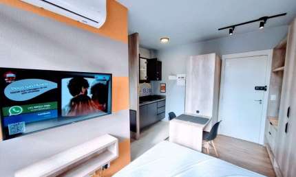 Apartamento com 1 quarto para alugar na Rua Bárbara Cvintal, 280, Mossunguê, Curitiba por R$ 2.000