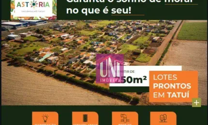 Terreno à venda, 250 m² por R$ 141.549 - Residencial Astória - Tatuí/SP
