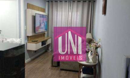 Apartamento com 2 dormitórios à venda, 53 m² por R$ 335.000 - Vila Tibiriçá - Santo André/SP