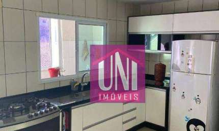 Sobrado com 3 dormitórios à venda, 238 m² por R$ 719.000 - Parque João Ramalho - Santo André/SP