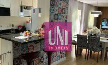 Cobertura com 2 dormitórios para alugar, 95 m² por R$ 3.200/mês - Jardim Santo Antônio - Santo André/SP