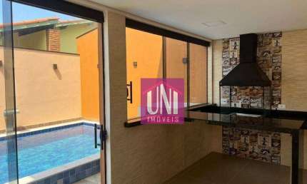 Sobrado com 3 dormitórios à venda, 126 m² por R$ 730.000 - Jardim Suarão - Itanhaem/SP