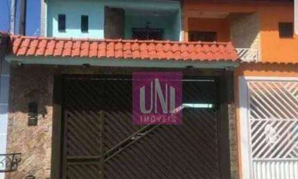 Sobrado com 4 dormitórios à venda, 204 m² por R$ 960.000 - Vila Curuçá - Santo André/SP