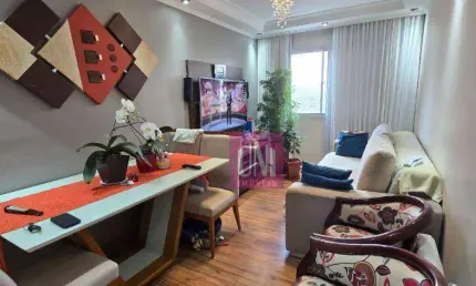 Apartamento com 2 dormitórios à venda, 51 m² por r$ 280.000 - parque das nações - santo andré/sp