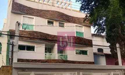 Apartamento Triplex com 3 dormitórios à venda, 137 m² por R$ 630.000,00 - Campestre - Santo André/SP
