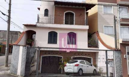 Sobrado com 3 dormitórios à venda, 325 m² por R$ 900.000,00 - Vila Camilópolis - Santo André/SP