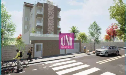Apartamento Garden com 2 dormitórios à venda, 60 m² por R$ 369.000 - Jardim Santo Alberto - Santo André/SP