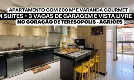 Viva com estilo no coração de teresópolis: 4 suítes, vista panorâmica e lazer completo - confira!