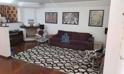 Sobrado com 4 dormitórios à venda, 211 m² por R$ 860.000,00 - Campestre - Santo André/SP