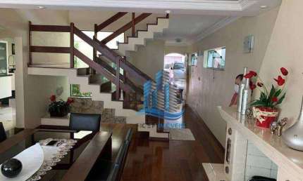 Sobrado com 4 dormitórios à venda, 390 m² por R$ 2.500.000,00 - Jardim - Santo André/SP