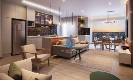 Apartamento com 3 dormitórios à venda, 89 m² por R$ 1.021.000,00 - Centro - São Caetano do Sul/SP