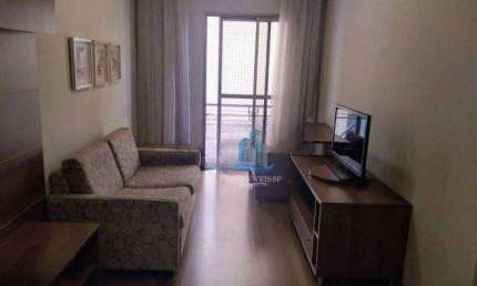 Flat com 1 dormitório à venda, 38 m² por R$ 330.000,00 - Barcelona - São Caetano do Sul/SP
