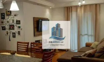 Apartamento com 3 dormitórios à venda, 80 m² por R$ 588.000,00 - Campestre - Santo André/SP