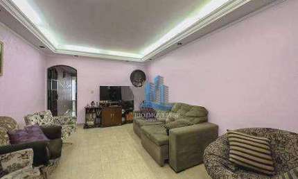 Sobrado com 4 dormitórios à venda, 345 m² por R$ 1.400.000 - Campestre - Santo André/SP