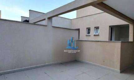 Cobertura com 2 dormitórios à venda, 84 m² por R$ 550.000,00 - Campestre - Santo André/SP