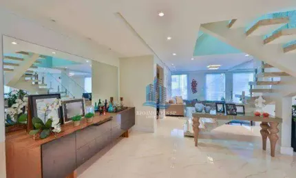 Sobrado com 5 dormitórios à venda, 502 m² por r$ 4.500.000 - jardim são caetano - são caetano do sul/sp