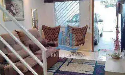 Sobrado com 3 dormitórios à venda, 89 m² por R$ 630.000 - Campestre - Santo André/SP