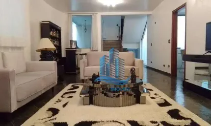 Sobrado com 5 dormitórios, 380 m² - venda por R$ 2.300.000,00 ou aluguel por R$ 15.620,00/mês - Campestre - Santo André/SP