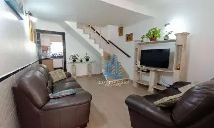 Sobrado com 3 dormitórios à venda, 128 m² por R$ 745.000,00 - Santa Paula - São Caetano do Sul/SP