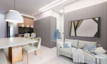Apartamento com 2 dormitórios à venda, 48 m² por R$ 472.000,00 - Vila Bastos - Santo André/SP