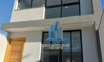 Casa com 3 dormitórios à venda, 125 m² por R$ 910.000,00 - Vila Humaitá - Santo André/SP