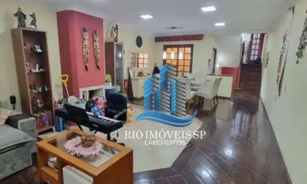 Sobrado com 3 dormitórios à venda, 330 m² por r$ 2.600.000,00 - santa maria - são caetano do sul/sp