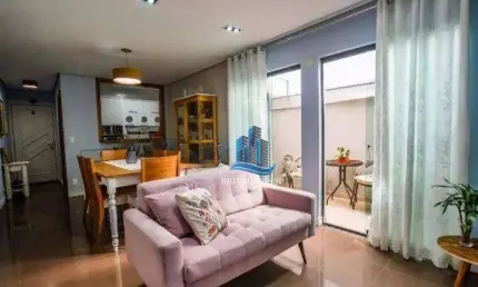 Apartamento com 3 dormitórios à venda, 90 m² por r$ 630.000,00 - vila assunção - santo andré/sp
