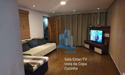 Sobrado com 3 dormitórios à venda, 261 m² por R$ 1.350.000,00 - Cerâmica - São Caetano do Sul/SP