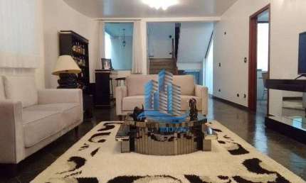 Sobrado com 5 dormitórios, 380 m² - venda por R$ 2.300.000,00 ou aluguel por R$ 15.620,00/mês - Campestre - Santo André/SP