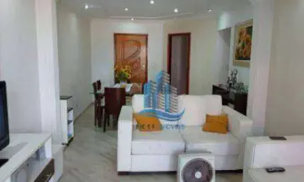 Apartamento com 3 dormitórios à venda, 110 m² por r$ 852.000,00 - santa paula - são caetano do sul/sp