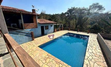 Chácara com 4 dormitórios à venda, 2040 m² por R$ 600.000,00 - Saboó - São Roque/SP