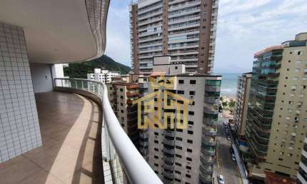 Apartamento com 3 dormitórios à venda, 162 m² por R$ 1.900.000,00 - Canto do Forte - Praia Grande/SP