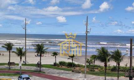 Apartamento 02 quartos frente praia amplo a venda - bairro Caiçara - Praia Grande