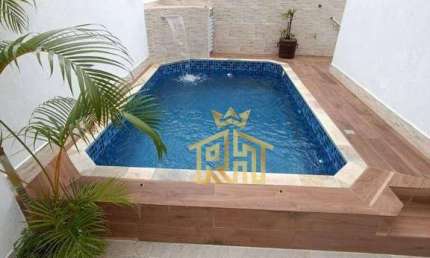 Sobrado à venda, 140 m² por R$ 660.000,00 - Aviação - Praia Grande/SP