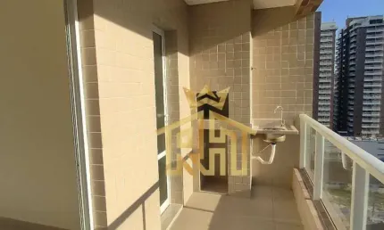 Apartamento de 2 quartos, 1 suíte no canto do forte - novo